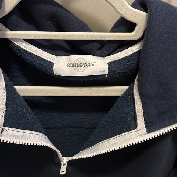 Soul Cycle Zip Up Soft Sweatshirt. - Picture 2 of 3